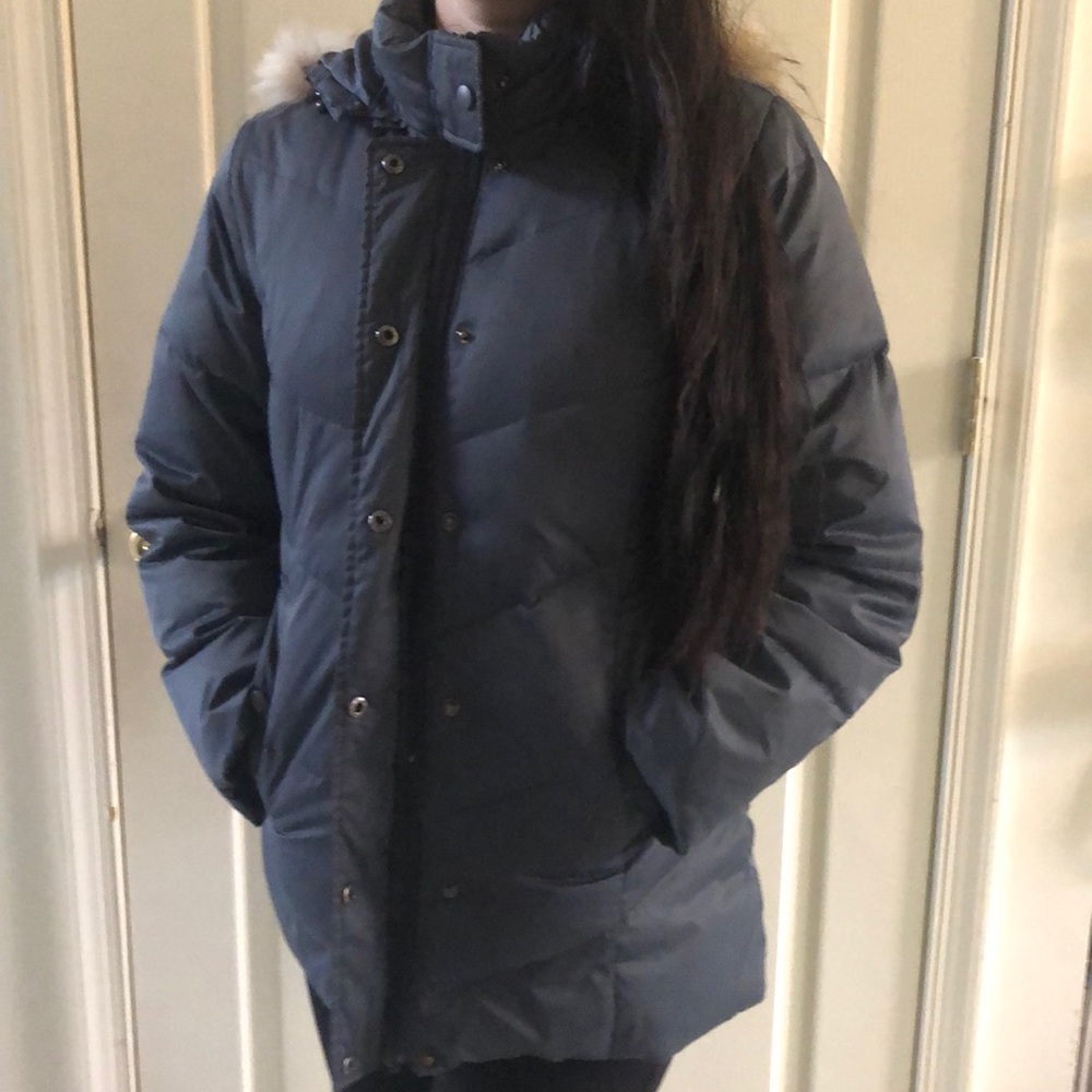 Stylish winter jacket- blue/grey